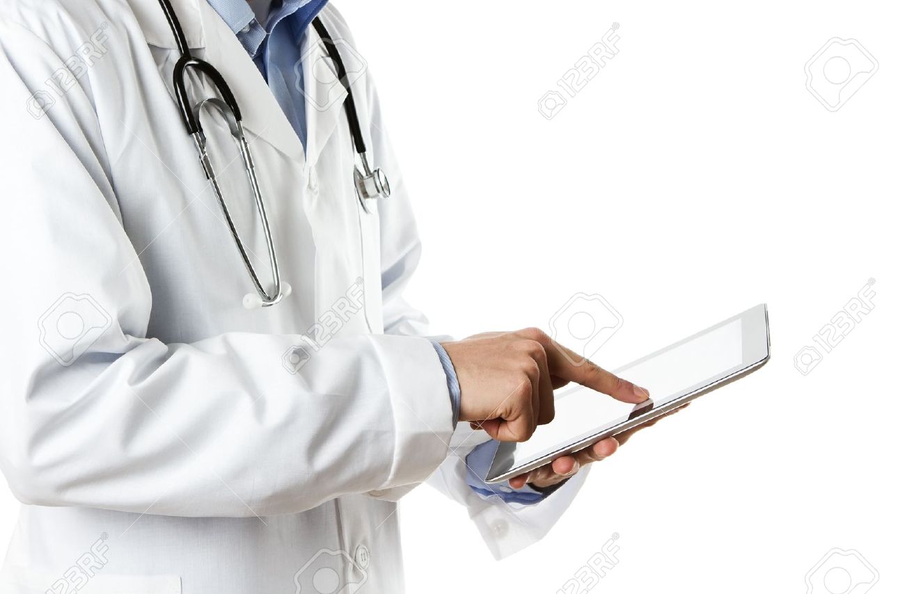 11549600-doctor-working-on-a-digital-tablet-stock-photo-medical